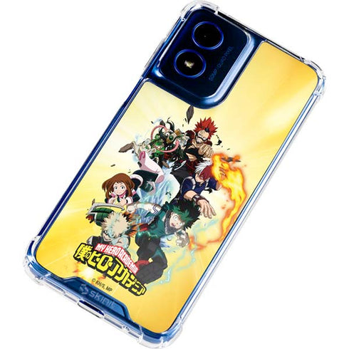 My Hero Academia Hero Team Season 4 Moto G 5G (2024) Clear Case